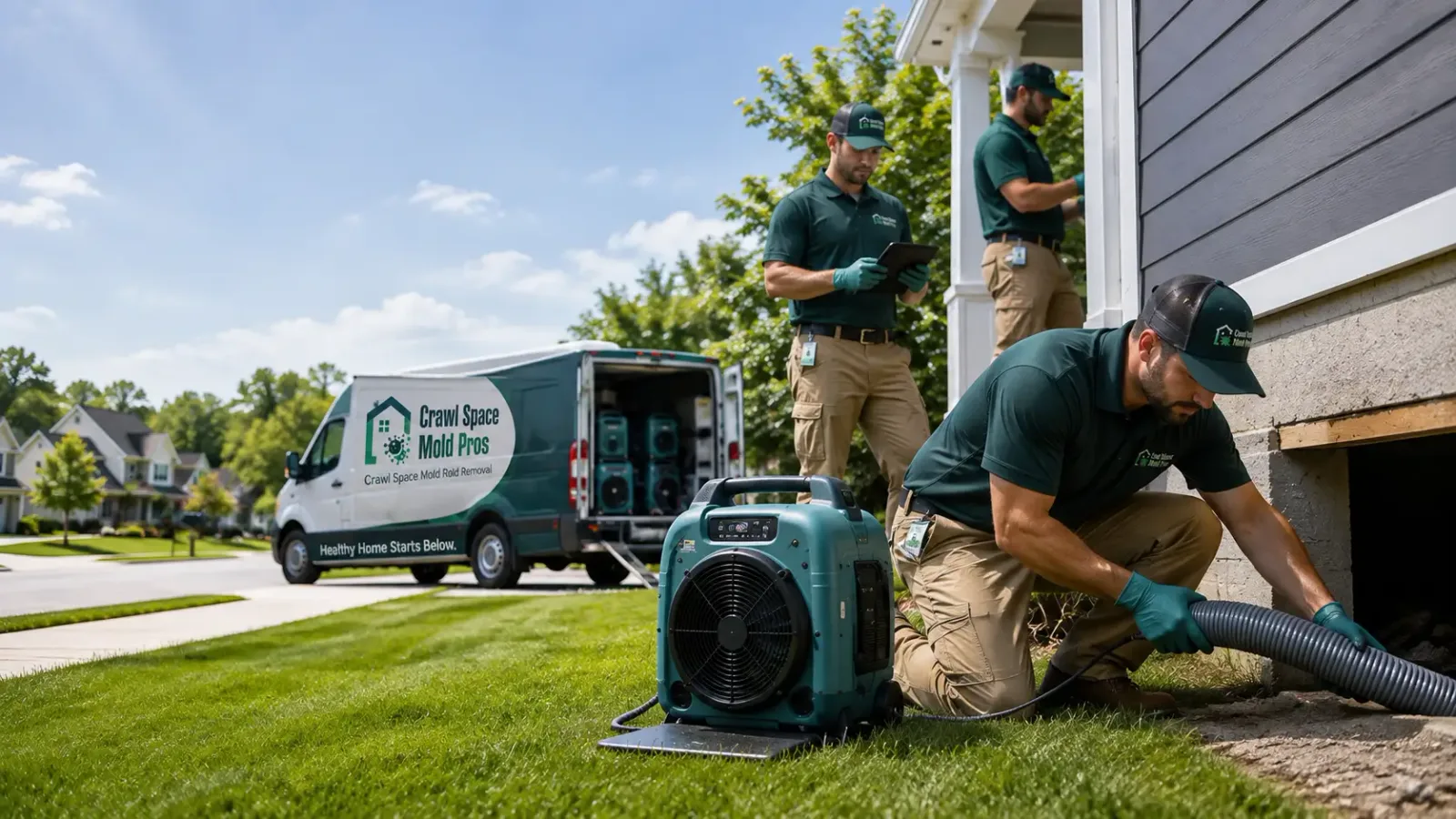 Crawl Space Mold Removal in Winchester, CT